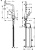 Смеситель для кухни Hansgrohe Metris Select M71 73803800 сталь Смеситель для кухни Hansgrohe Metris Select M71 73803800 сталь