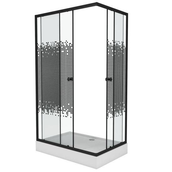 Душевой уголок Niagara Eco NG-012-14Q BLACK