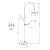 Душевая стойка Webert Dorian DO721208015 хром Душевая стойка Webert Dorian DO721208015 хром