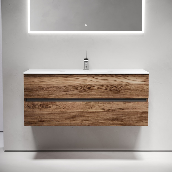 Тумба с раковиной Sancos Urban 120 дуб чарльстон, подвесная