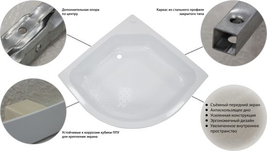 Поддон для душа Triton ПД24 90х90