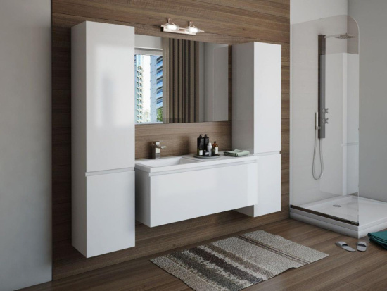 Тумба с раковиной Эстет Dallas Luxe 100 L подвесная, 1 ящик, ФР-00002319