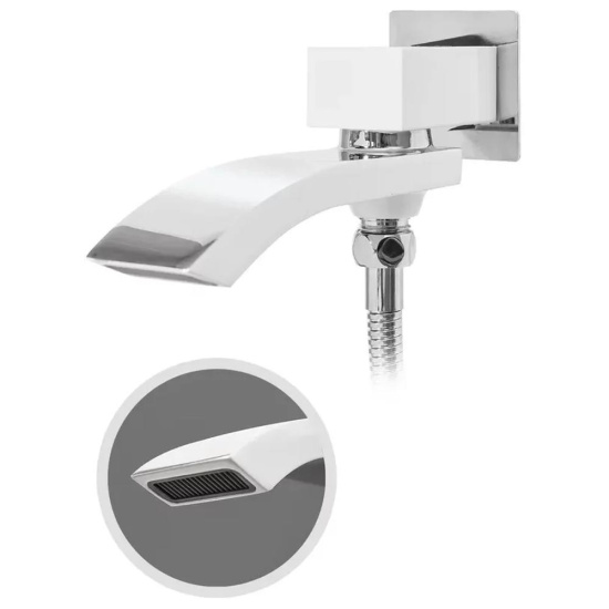 Душевая система Hansberge H6077W, белый/хром