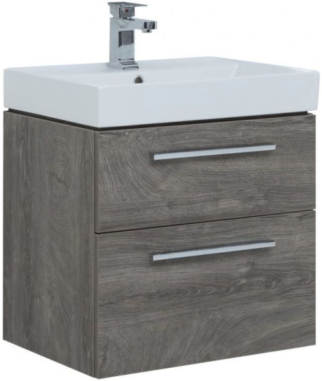 Мебель для ванной Aquanet Nova 60 2 ящика, дуб рошелье