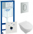 Инсталляция Grohe Rapid SL 38929000 4 в 1 с кнопкой смыва + унитаз подвесной Villeroy & Boch O'Novo 5660 H101 alpin