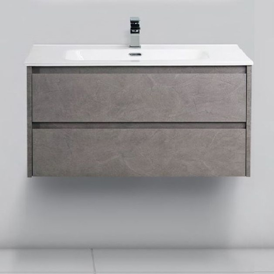 Мебель для ванной BelBagno Kraft 100 pietra grigio