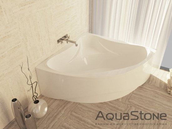 Ванна из искусственного камня AquaStone Флорида 135 см