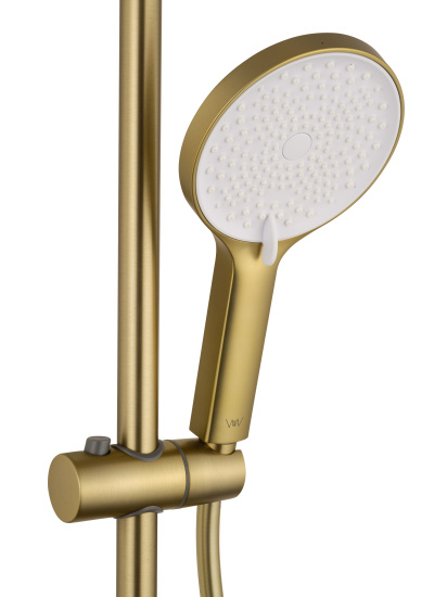 Душевая стойка Wonzon & Woghand The One WW-B3094-BG с термостатом