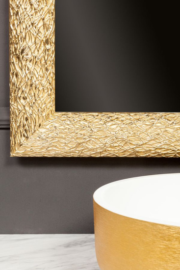 Зеркало Armadi Art NeoArt Linea 75x95 золото, с подсветкой