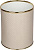Мусорное ведро Geralis M-PLG-S бежевое, золото, 7,5