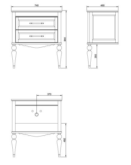 Мебель для ванной ValenHouse Эстетика 80 синяя подвесная, ручки хром