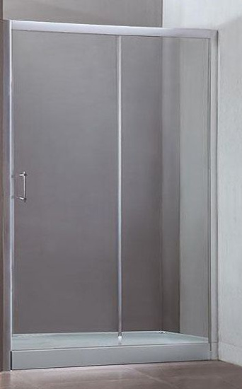 Душевая дверь в нишу Aquanet Alfa NAA6121 1500х2000 стекло прозрачное, профиль хром