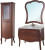 Пенал Bellezza Грация Люкс 60 L вишня