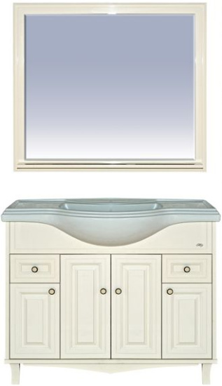 Зеркало Misty Шармель 105 светло-бежевая эмаль