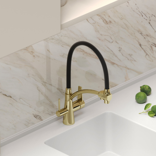 Смеситель для кухни Sancos Eri SC4001ZG, золото