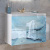 Тумба с раковиной Marka One Lacio 80П blue marble Тумба с раковиной Marka One Lacio 80П blue marble