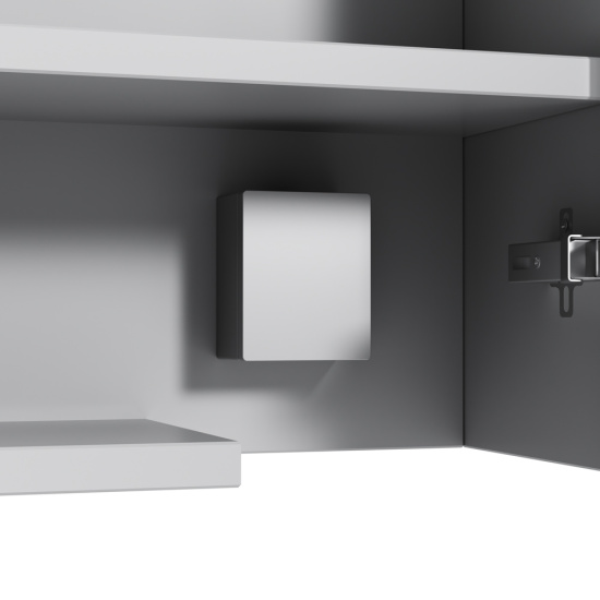 Зеркало-шкаф AM.PM Spirit V2.0 100 с LED-подсветкой, белый глянец