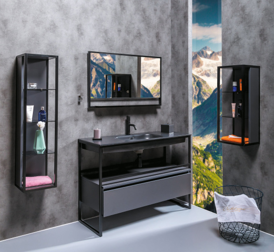 Полка Armadi Art Loft антрацит 75