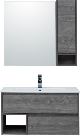 Зеркало Stworki Карлстад 90 R, дуб рошелье