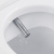 Крышка-сиденье Villeroy & Boch Viclean V02E L401 с микролифтом, петли хром, функция биде