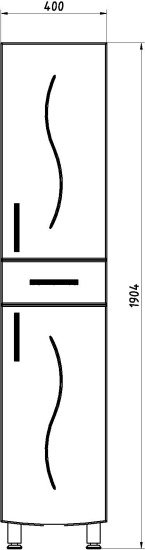 Пенал ASB-Mebel Грета 40