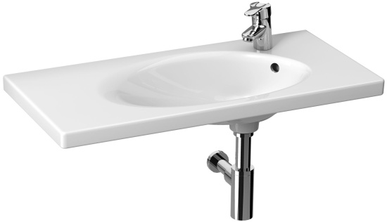 Тумба с раковиной Roca Etna 80 белый глянец