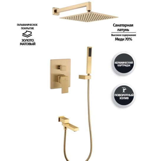 Душевая система Grocenberg GB5089MG-1