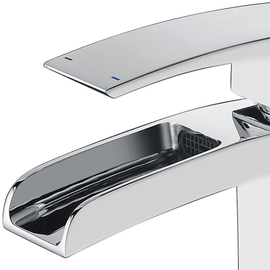 Смеситель для раковины Gappo G1007-30, белый/хром