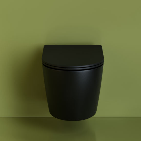 Унитаз подвесной Ceramicanova Uno Rimless CN11001MB с сидением