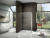 Душевой уголок Good Door Latte WTW+SP-C-WE 130x90