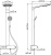 Душевая стойка Gllon GL-SF1301LW-T Душевая стойка Gllon GL-SF1301LW-T