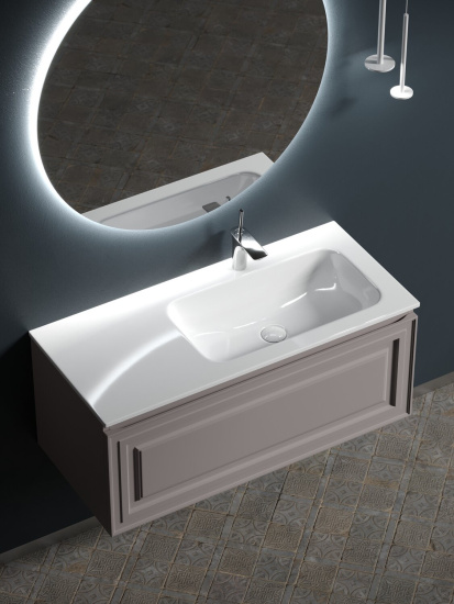 Тумба с раковиной Sancos Very Doha Soft правая, VR100RSM
