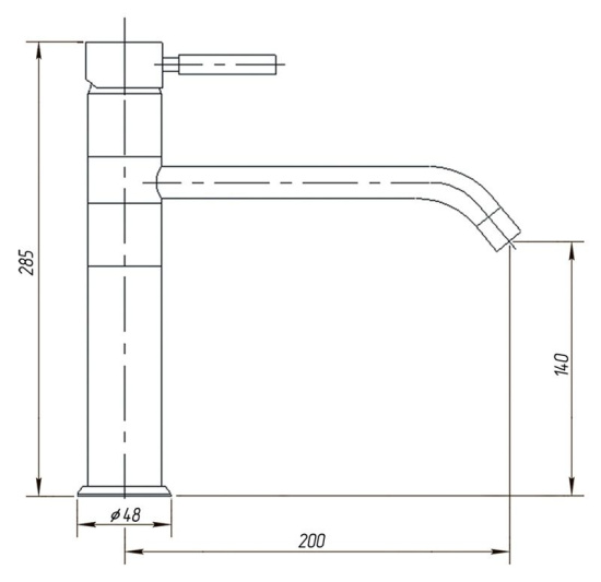 Смеситель для кухни Migliore Fortis 18227 хром
