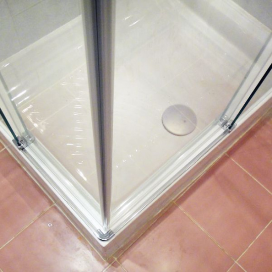 Душевой уголок GuteWetter Slide Rectan GK-864 правая 85x75 см стекло бесцветное, профиль хром