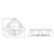 Акриловая ванна Vitra Optiset 150x150 Акриловая ванна Vitra Optiset 150x150