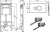 Инсталляция Viega Eco plus 713386 + кнопка смыва + унитаз подвесной Ideal Standard Tesi T007901 с сиденьем Ideal Standard Tesi T352701
