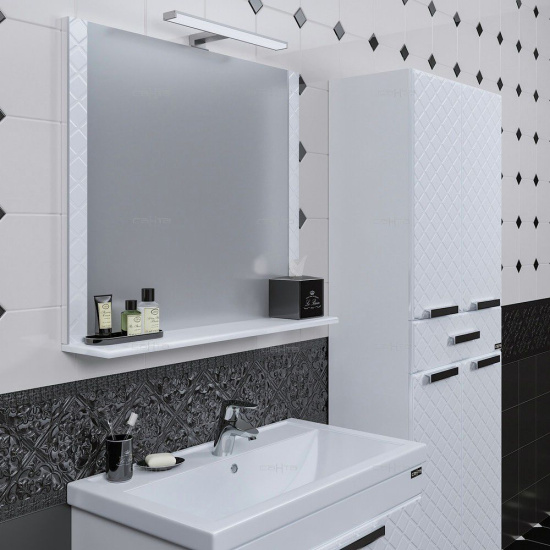 Мебель для ванной СанТа Калипсо Люкс 80 подвесная 2 ящика