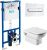Инсталляция Roca DUPLO WC 890090020 + кнопка смыва Roca PL1 Dual хром + унитаз подвесной Roca Dama Senso 346517000 с сиденьем Roca Dama Senso ZRU9302820 Инсталляция Roca DUPLO WC 890090020 + кнопка смыва Roca PL1 Dual хром + унитаз подвесной Roca Dama Senso 346517000 с сиденьем Roca Dama Senso ZRU9302820