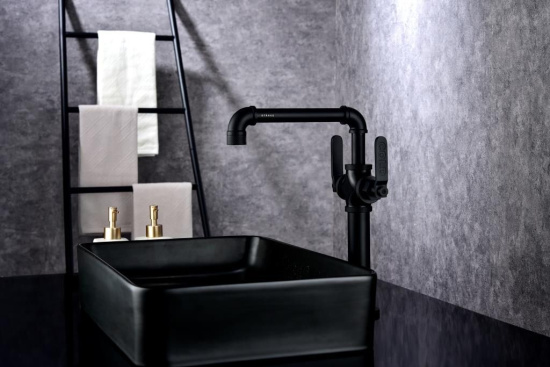 Смеситель для раковины Paulmark Loft Lo226006-401 антрацит