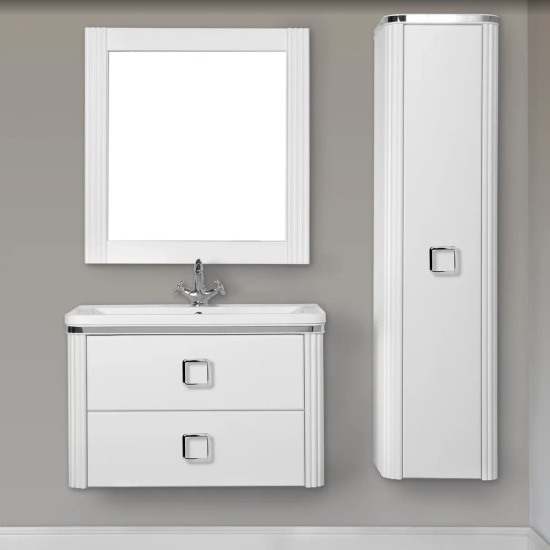Зеркало ValenHouse Аурум 100 белое