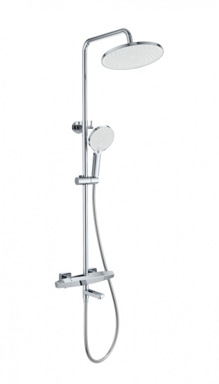 Душевая стойка Wonzon & Woghand Neo WW-B3046-A1-CR с термостатом