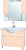 Мебель для ванной Bellezza Мари 105 белая, бежевая Мебель для ванной Bellezza Мари 105 белая, бежевая