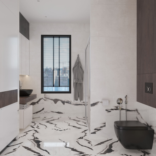 Мебель для ванной VitrA Ольборг 50: столешница 100 без отверстий, дуб карпентер + тумба 50