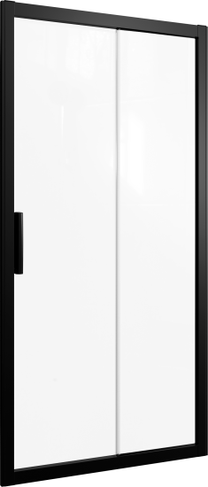 Душевая дверь в нишу Stworki Стокгольм DE019D2100200BLK 100 см профиль черный матовый