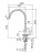 Смеситель для кухни Wonzon & Woghand Arnie WW-692101-MB