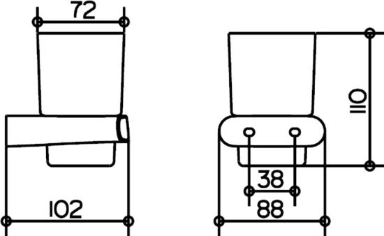 Набор Keuco Elegance new Стакан Elegance new 11650 019000 хром + Дозатор Elegance new 11652 хром