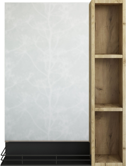 Зеркало Sanflor Выборг 60 дуб крафт золотой