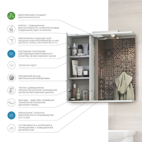 Зеркало Vigo Diana 50 L