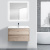 Тумба с раковиной BelBagno Kraft 90 rovere galifax bianco