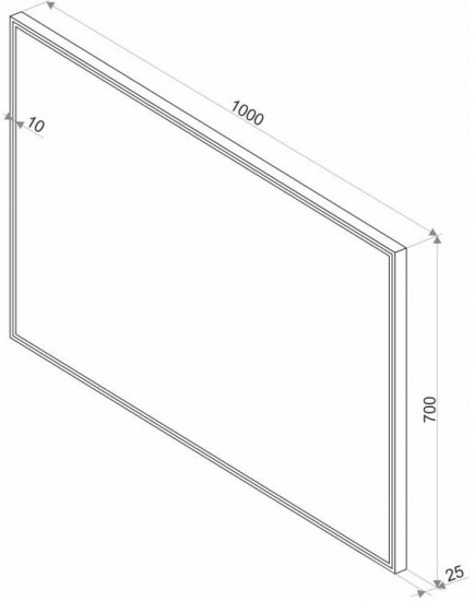 Зеркало Misty Стайл S1 100